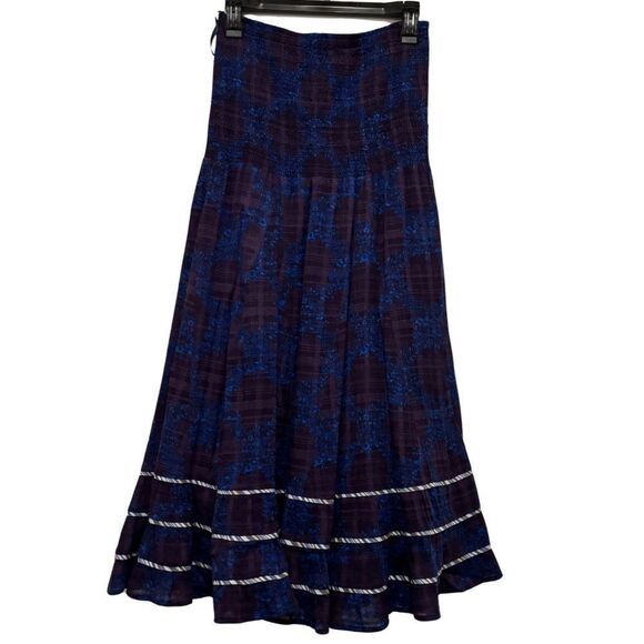 Free People Y2K Convertible Dress / Maxi Skirt Floral Smocked - Picture 1 of 6